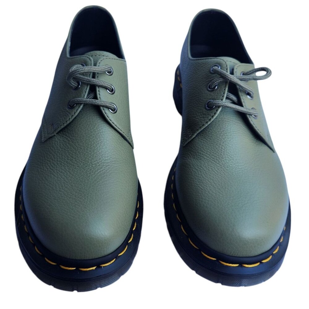Dr Martens Women10  EU 42 Olive Leather Oxfords NWOT Oil Resistant Sole Unisex
